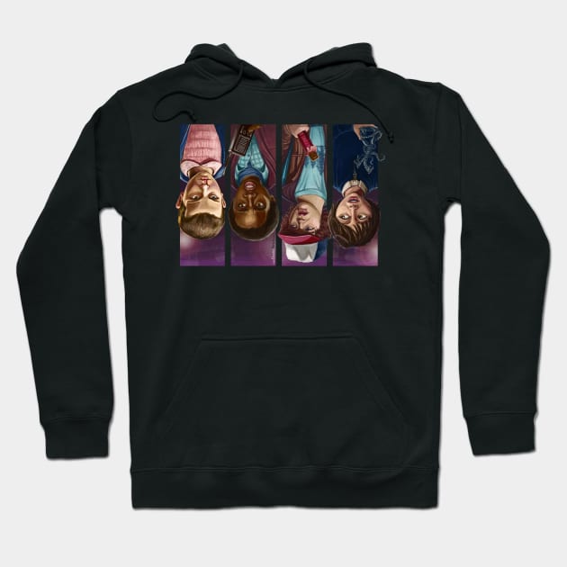 The Upside Down Rescue Squad - Special Upside Down Edition! Hoodie by Dustin Resch